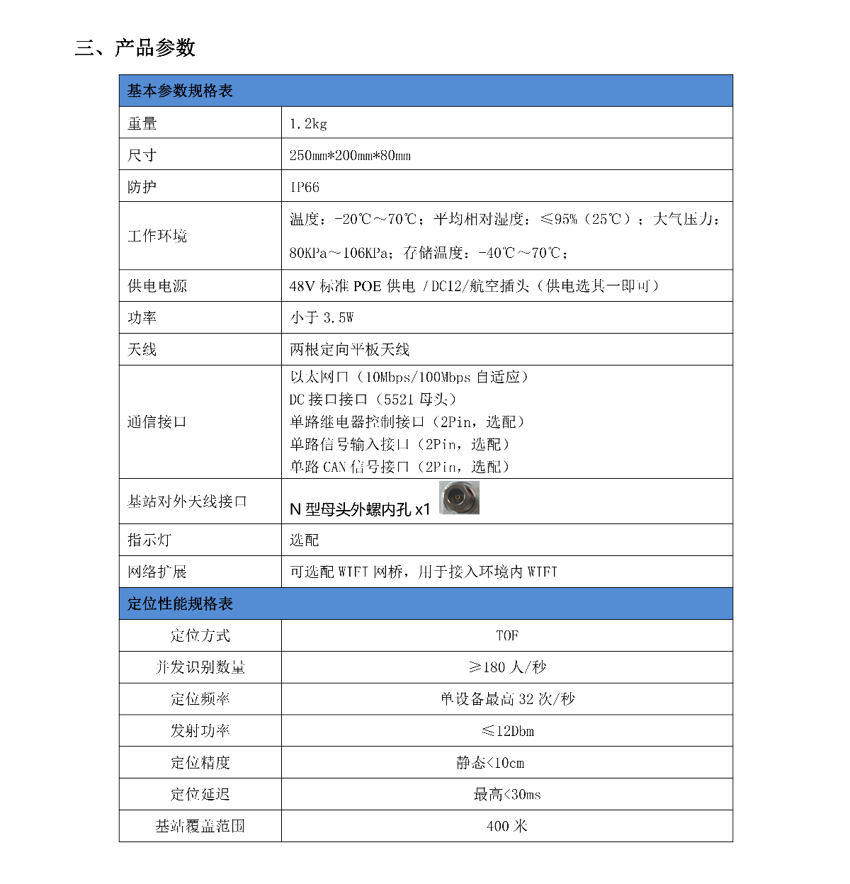 UWB防碰撞基站