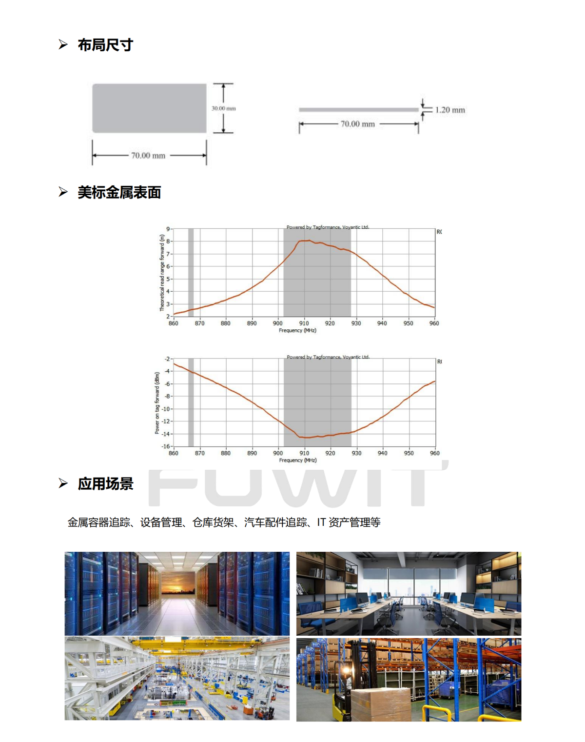 超高频RFID柔性抗金属标签